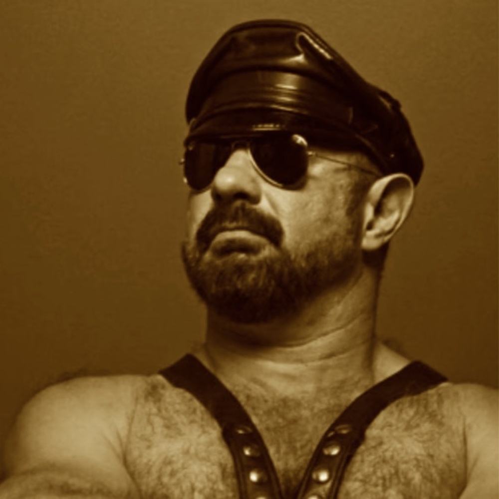 Leathermasters Muir Cap Size 7 Handmade leather with mylar brim Gently worn - Picture 2 of 8